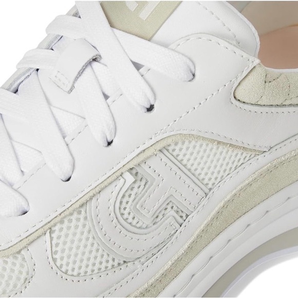 NIB Cole Haan Grandpro Eleeana Runner, White Ltr/Silver Birch Sde/White Mesh - Picture 6 of 9